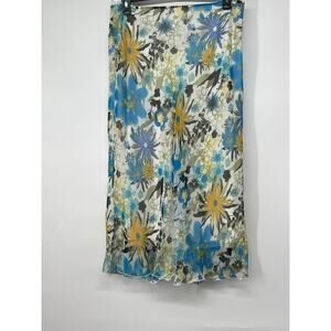 Vintage‎ Rene Margo Floral Midi Skirt Size 16/18 Flowy Girly Boho Y2K Artsy